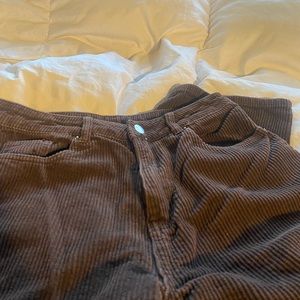 BROWN CORDUROY PANTS